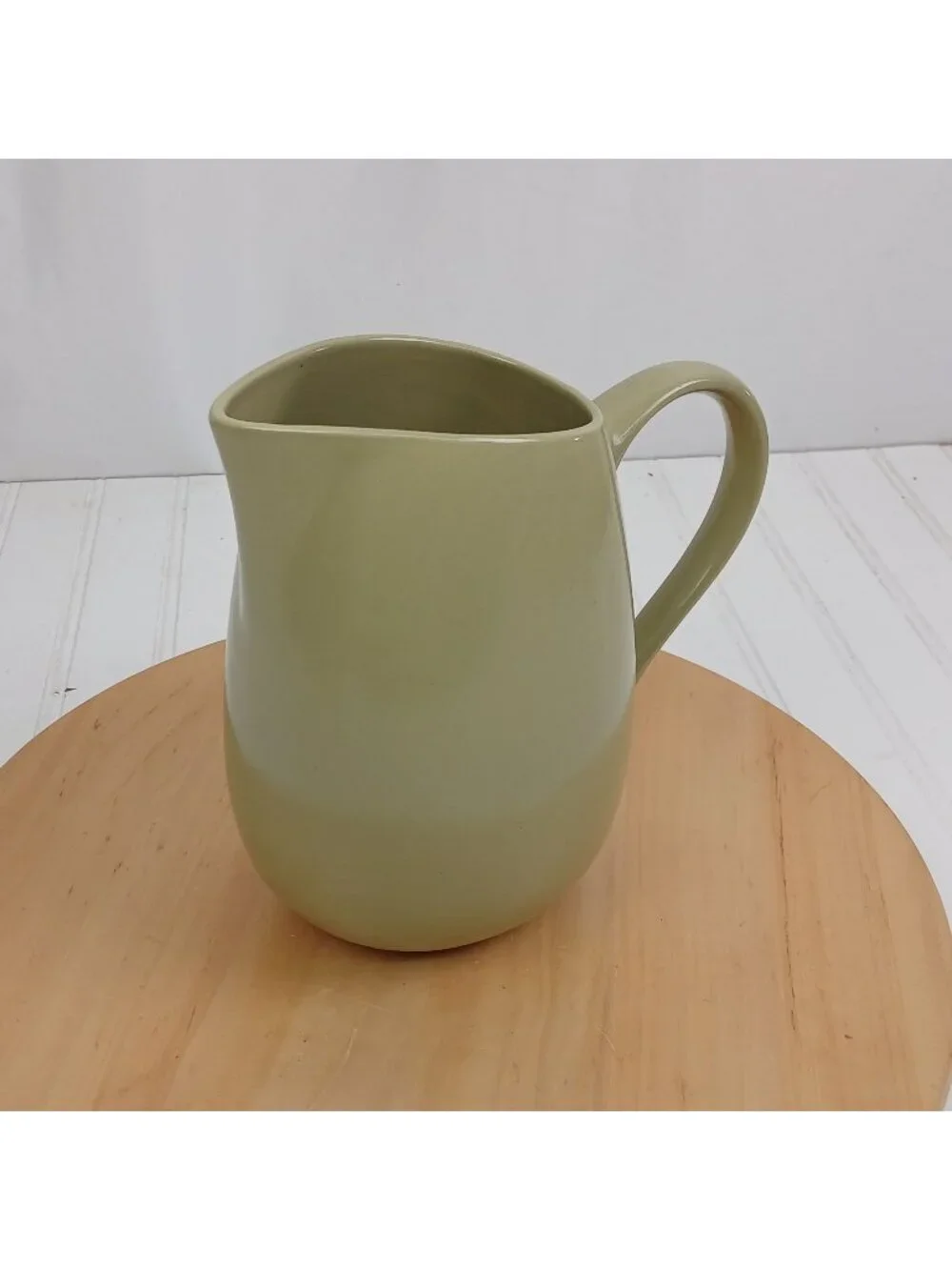 Dansk Green Liora Manne Pitcher Studio LM Stoneware